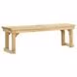 Banc de jardin - Non spécifié - 140 x 38 x 45 cm - Bois de pin imprégné - Résistant aux intempéries - 2 places