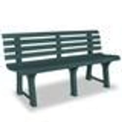 Banc de jardin - Non spécifié - 1455 cm - Plastique - Vert - Résistant aux intempéries