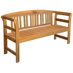 Banc de jardin meuble de patio d exterieur terrasse 157 x 45 x 825 cm bois d acacia solide