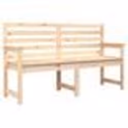 Banc de jardin - Non spécifié - 1595 x 48 x 915 cm - Bois massif de pin - 3 places - Extérieur