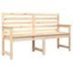 Banc de jardin - Non spécifié - 1595 x 48 x 915 cm - Bois massif de pin - 3 places - Extérieur