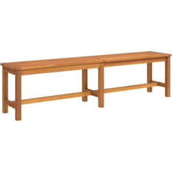 Helloshop26 - Banc de jardin meuble de patio d'extérieur terrasse 180 x 35 x 45 cm bois massif d'acacia