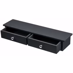 Étagère murale avec 2 tiroirs Cette étagère montable contre le mur vous offrira l'espace de rangement idéal. Grâce à son styl ...