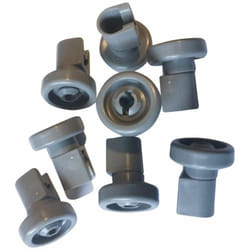 Arthur Martin - Lot de 8 roulette panier sup (50269970005) Lave-vaisselle aeg electrolux, bluesky, electrolux, faure, ikea, juno, zanker, zanussi,