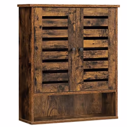Armoire murale meuble de rangement suspendu pour salle de bain armoire a pharmacie placard compartiment ouvert etagere r
