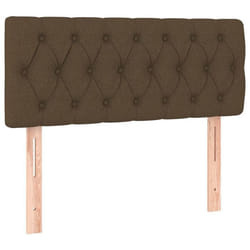 Tête de lit - Non spécifié - 90x78/88 cm - Tissu marron foncé - Hauteur réglable - Style classique