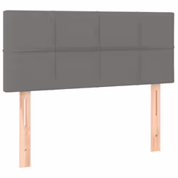 Tête de lit - Non spécifié - 90 cm - Tissu gris foncé - Classique - Hauteur réglable