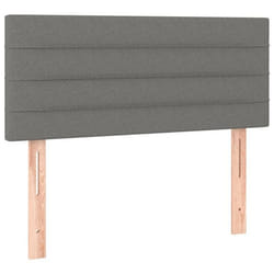 Tête de lit - Classique - Gris foncé - 80x5x78/88 cm - Réglable en hauteur - Durable