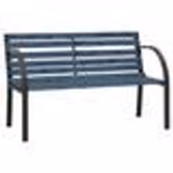 Banc de jardin meuble de patio d exterieur terrasse pour enfants 81 cm bois de pin chinois gris