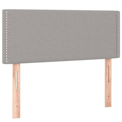 Tête de lit - Non spécifié - 90x78/88 cm - Tissu gris clair - Style classique - Hauteur réglable