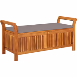 Ce banc de rangement de jardin en bois élégant et pratique deviendra le point central de votre jardin ! Matériau durable : le ...