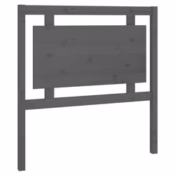Tête de lit - Bois de pin - Gris - 955x4x100 cm - Design moderne - Charme rustique