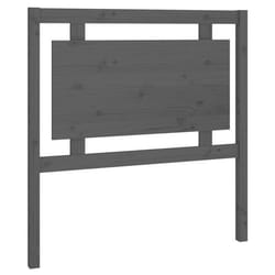 Tête de lit - Bois de pin - Gris - 955x4x100 cm - Design moderne - Charme rustique