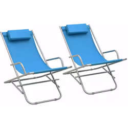Ces transats pliables uniques sont conçus pour votre confort. Les chaises de jardin inclinables sont dotées d'un cadre en aci ...