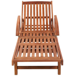 Transats et table pliable - Bois d'acacia