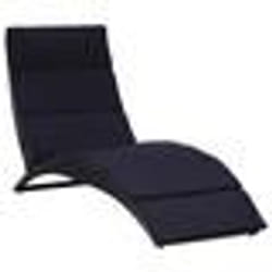 Transat bain de soleil - Non spécifié - Pliable - Résine tressée - Confortable - Inclus coussin et oreiller