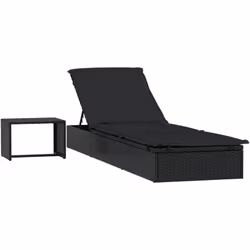 Ce transat avec table est idéal pour vous détendre au bord de la piscine, sur votre balcon ou au camping pendant vos vacances ...