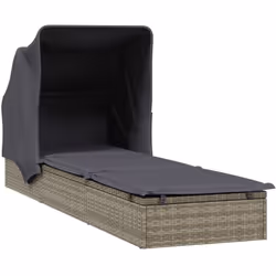 Ce transat à toit pliable est idéal pour vous détendre près de la piscine, sur votre balcon ou au camping pendant vos vacance ...