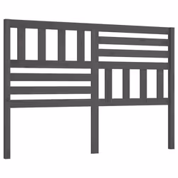 Tête de lit accessoire couchage chambre à coucher meuble 146 par 4 par 100 bois de pin gris