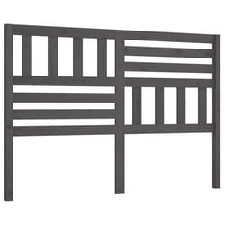 Tête de lit accessoire couchage chambre à coucher meuble 146 par 4 par 100 bois de pin gris