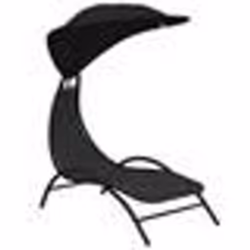 Transat - Non spécifié - Chaise longue dextérieur - Auvent - Tissu textilène - Acier enduit de poudre