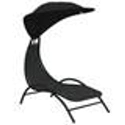 Transat - Non spécifié - Chaise longue dextérieur - Auvent - Tissu textilène - Acier enduit de poudre