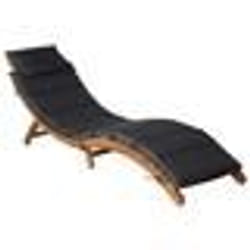 Transat - Acacia - Chaise Longue - Résistant aux intempéries - Pliable - Confortable avec coussins