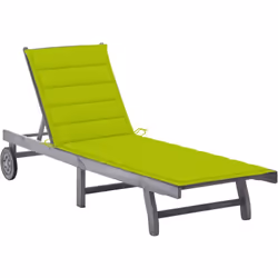 Détendez-vous et reposez-vous dans votre jardin ou patio sur cette confortable chaise longue en bois ! Vous pouvez passer un  ...