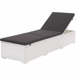 Notre chaise longue en résine tressée combine élégance et fonctionnalité et deviendra le point central de votre jardin ou pat ...