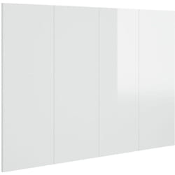 Décoshop26 - Tête de lit accessoire couchage chambre à coucher meuble 120 x 1,5 x 80 cm mdf blanc TDL0203637