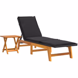Cette chaise longue classique est idéale pour prendre un bain de soleil et vous détendre près de la piscine, sur la terrasse  ...