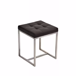 Tabouret bas en synthétique classique et pratique Assise en synthétique Assise parfaitement rembourrée et confortablement Sup ...