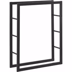 Range-bûches Notre porte-bûches en acier laqué est une solution optimale pour ceux qui souhaitent bien ranger leur bois de ch ...