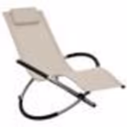 Transat chaise longue bain de soleil lit de jardin terrasse meuble d exterieur pour enfants acier creme