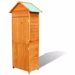 Cette armoire en bois, dotée d'un design compact et élégant, conviendra à tous les espaces extérieurs. L'abri à outils de hau ...