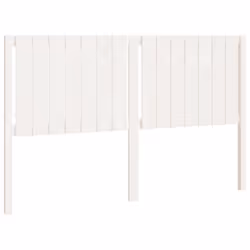Tête de lit - Bois de pin - 1655x4x100 cm - Contemporain - Design - Blanc