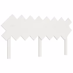 Tête de lit - Non spécifié - 1595x805 cm - Bois de pin massif - Couleur blanche - Design moderne