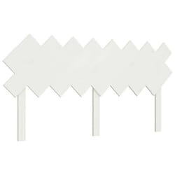 Tête de lit - Non spécifié - 1595x805 cm - Bois de pin massif - Couleur blanche - Design moderne