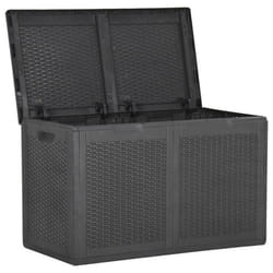 Coffre de rangement - Non spécifié - Non spécifié - 180 litres - Noir - Résistant aux intempéries