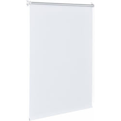 Helloshop26 - Store enrouleur sans perçage réglage en continue bande de tissu polyester 45 x 150 cm blanc