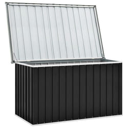 Coffre boîte meuble de jardin rangement 149 x 99 x 93 cm anthracite