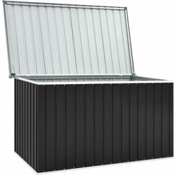 Coffre boîte meuble de jardin rangement anthracite 171 x 99 x 93 cm