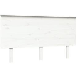 Décoshop26 - Tête de lit accessoire couchage chambre à coucher meuble 144 x 6 x 82,5 cm bois de pin blanc TDL0203877