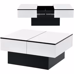 Table basse Cette table basse se fait remarquer par son apparence stylée et intemporelle et peut devenir un vrai ornement de  ...