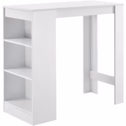 Table de bar élégante avec compartiments de rangement Avez-vous déjà imaginé le moment de détente avec votre partenaire où vo ...