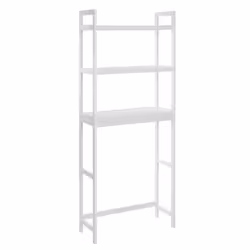 Meuble wc etagere dessus toilettes support de rangement en bambou a 3 niveaux organisateur salle de bain avec tablettes