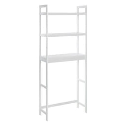 Meuble wc etagere dessus toilettes support de rangement en bambou a 3 niveaux organisateur salle de bain avec tablettes