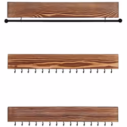 Alliant praticité et esthétique, ces supports à bijoux en bois vous permettent de mettre en valeur votre mur tout en organisa ...