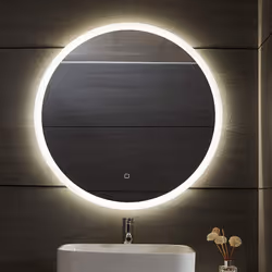 Description générale Ajoutez une touche futuriste à votre salle de bains grâce à nos miroirs lumineux au design élégant, alli ...