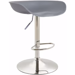 Tabouret de bar assise en plastique pieds tulipe en métal chromé Assise Revêtement: Plastique Position confortable Support en ...
